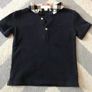 GUC 3T Burberry navy polo